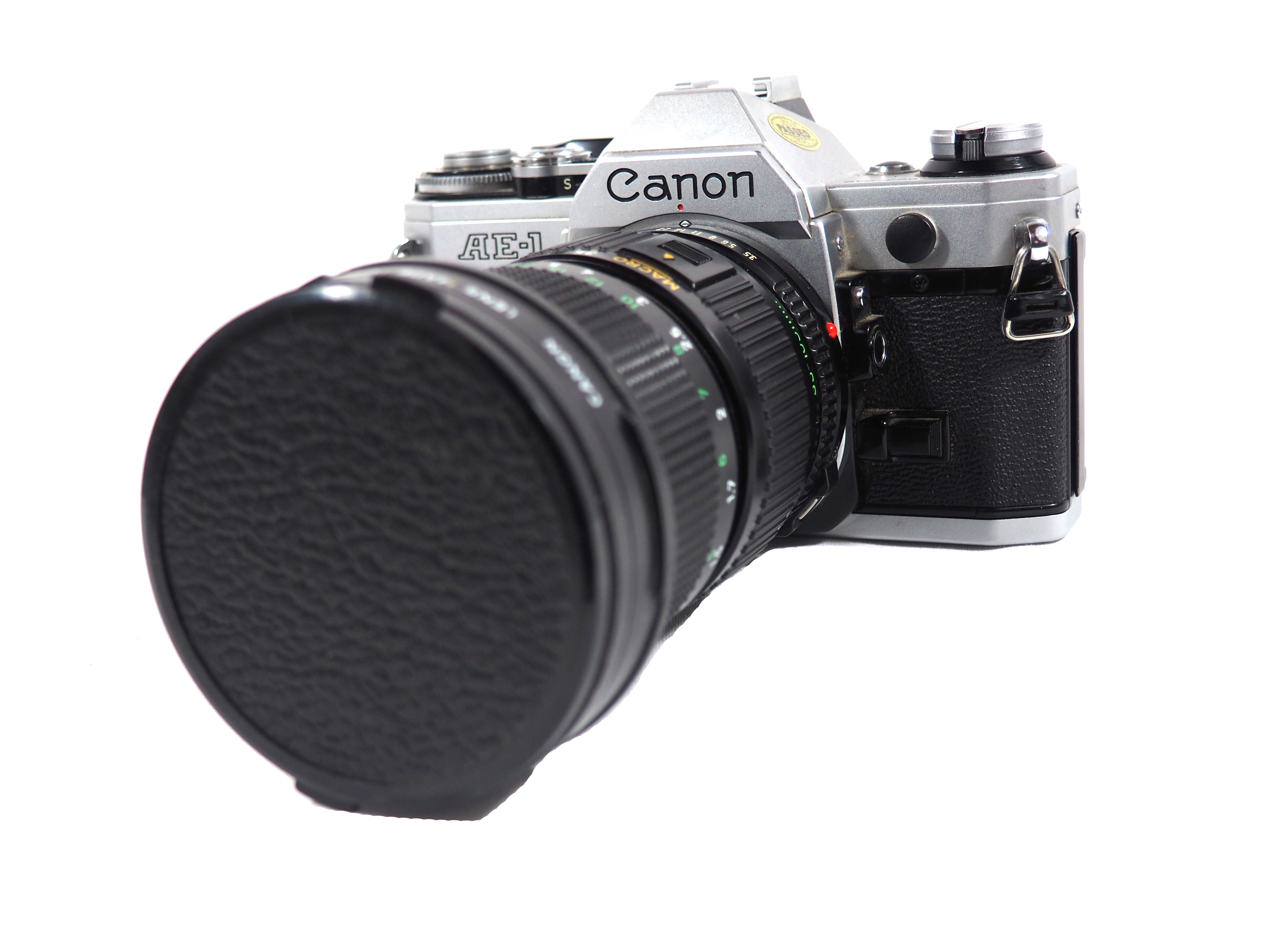 Canon AE-1 35mm SLR Camera W/Canon Zoom FD 35-105m F1