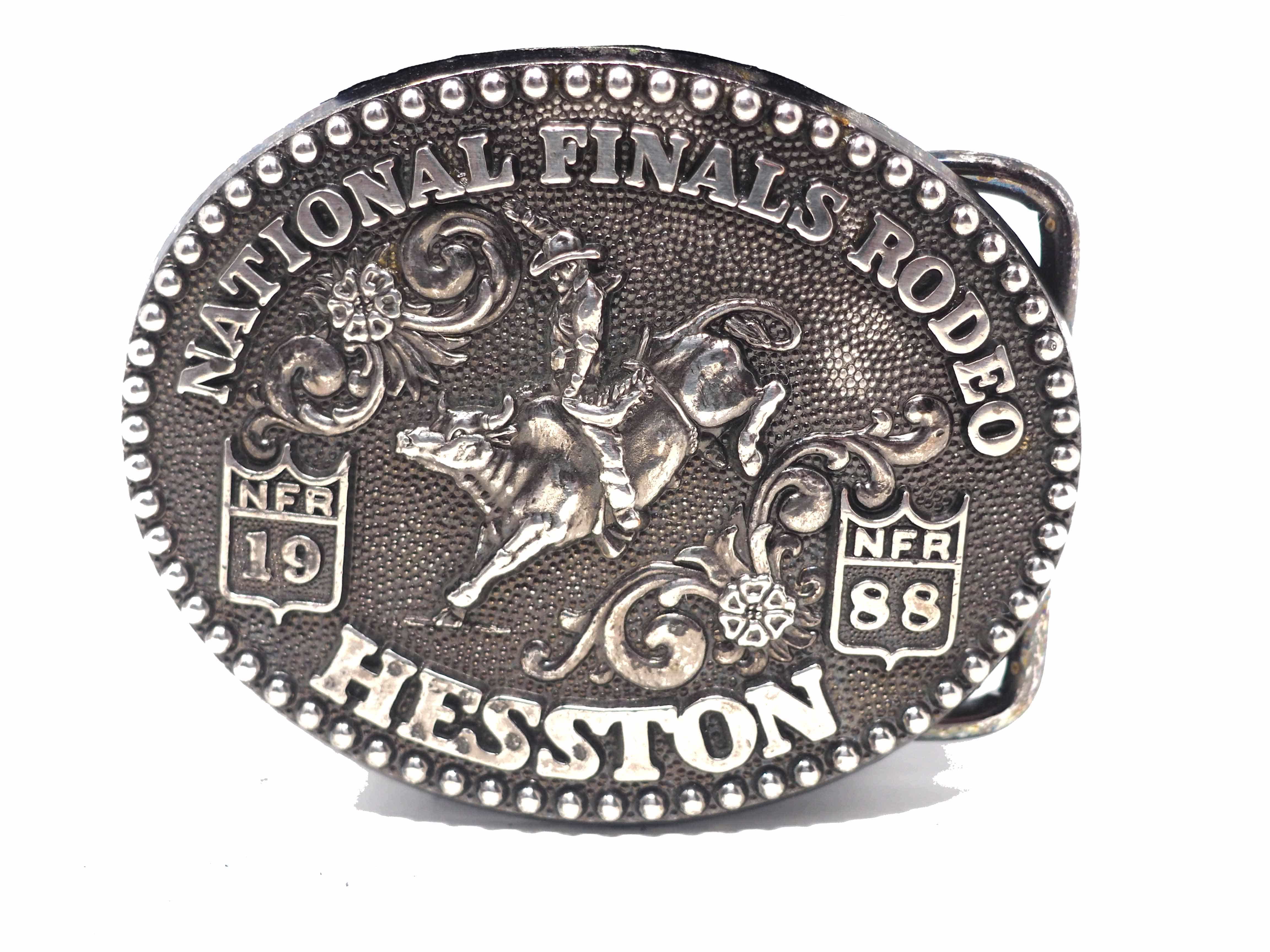 National Finals Rodeo 1988 Hesston 6th Edition Anniversary Series Belt