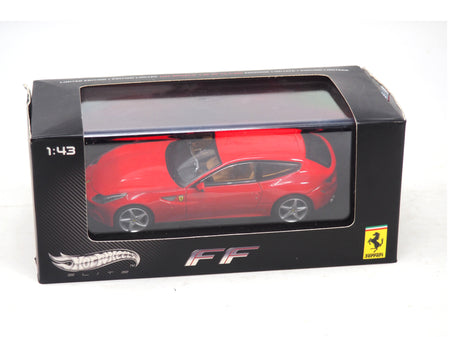 Hot Wheels Elite 1:43 Ferrari FF 12 Cylinder Die Cast w/ Display Case