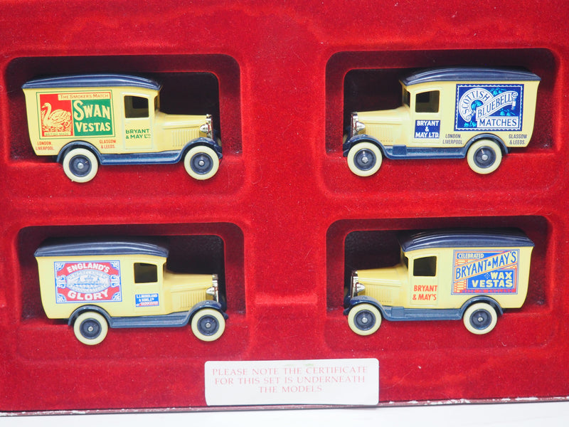 Set of 4 Days Gone by LLEDO Vintage Delivery Trucks 1/50 Scale