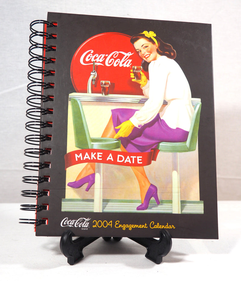 Vintage 2004 Coca-Cola Spiral Ring Engagement Calendar