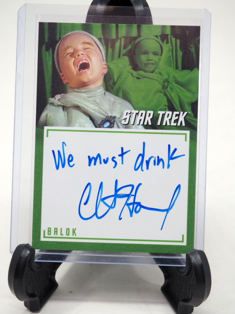 Star Trek LE Clint Howard Autographed Card as Balok in "The Corbomite Maneuver"