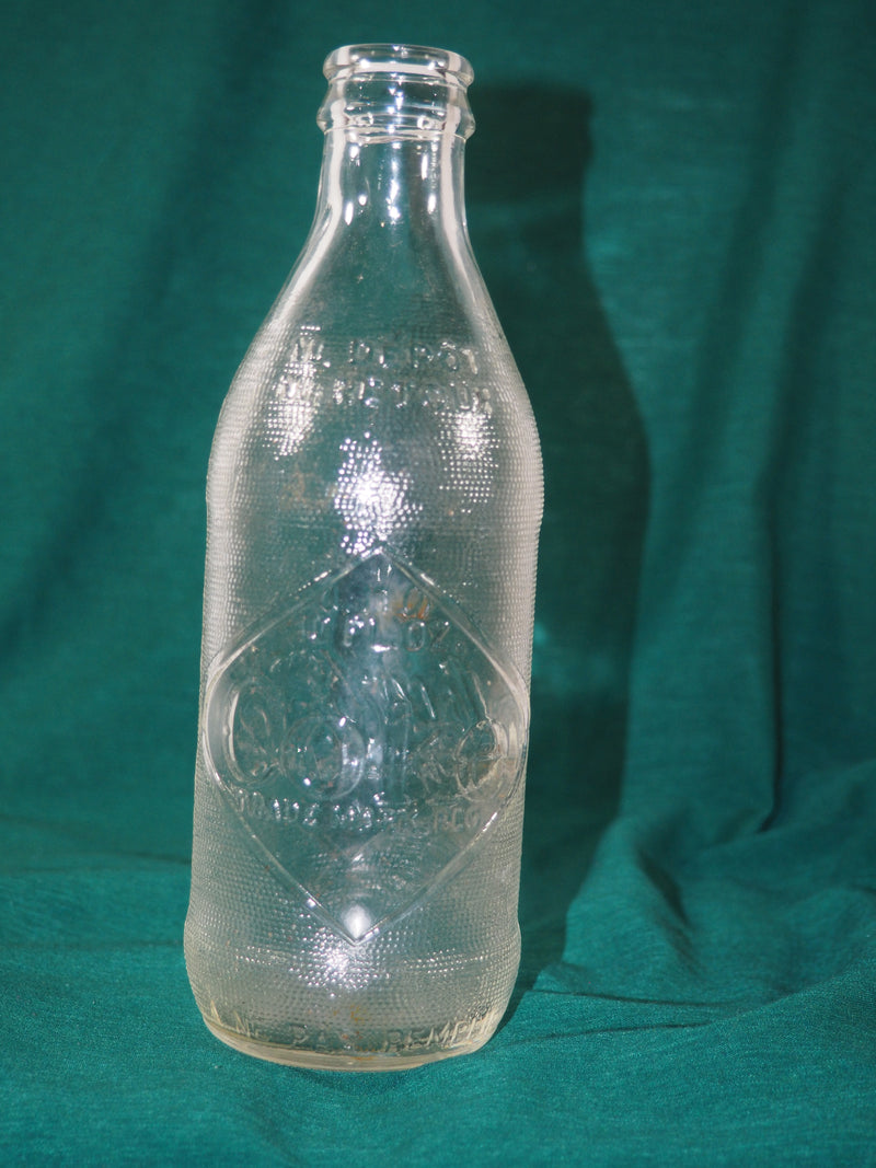 Vintage Coca-Cola Clear Straight Sided Bottle