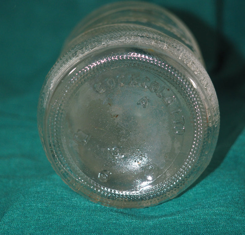 Vintage Coca-Cola Clear Straight Sided Bottle