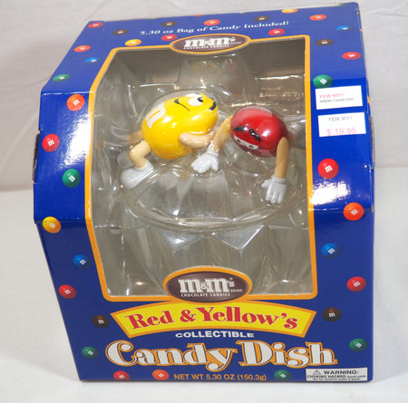 M&Ms Red & Yellow's Collectible Candy Dish