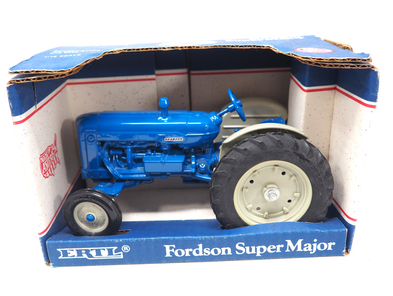ERTL (1991) Fordson Super Major Blue Diecast Tractor 1/16 Scale