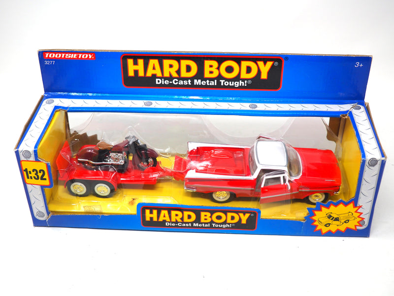 Hard Body: El Camino w/Trailer & Motorcycle (TootsieToy) 1/32