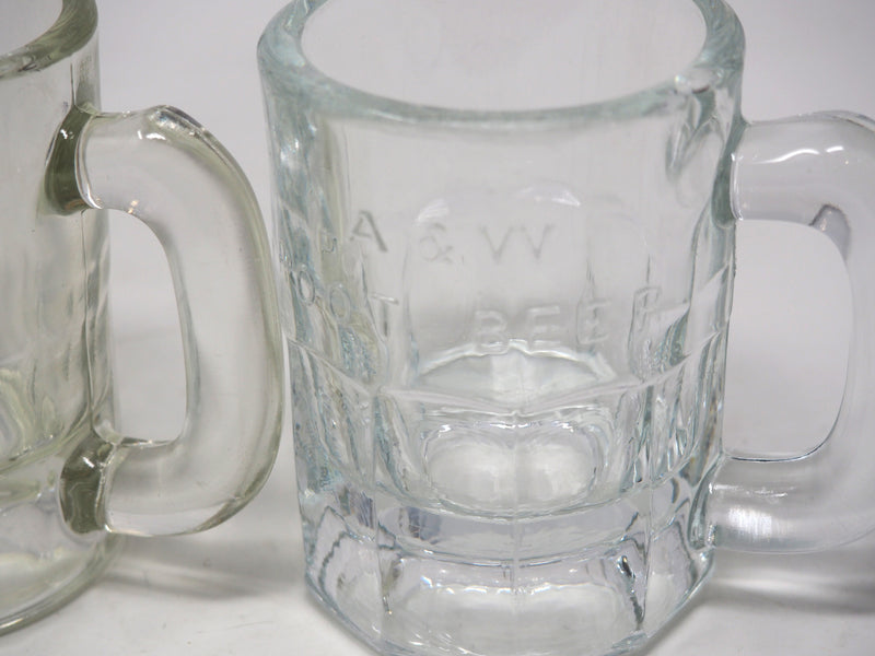 4 Vintage A&W Mugs - 3 Root Beer & 1 Coffee Mug