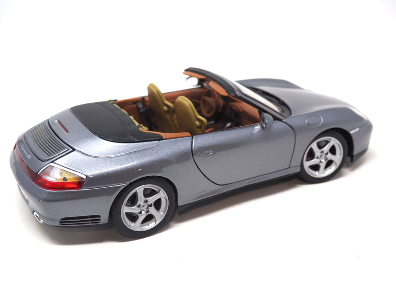 2 DIE-CAST CARS  Porsche Carrera Convertible & Porsche Carrera 4S Convertible 1/18