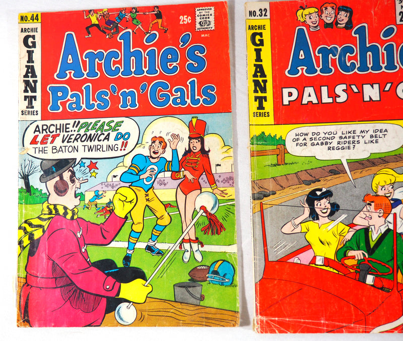 Archie's Pals 'N' Gals Giant Series Comic Books No.44, No. 32 and No. 37