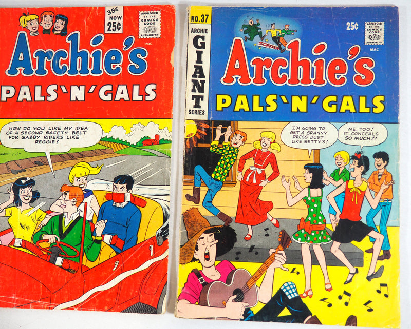 Archie's Pals 'N' Gals Giant Series Comic Books No.44, No. 32 and No. 37