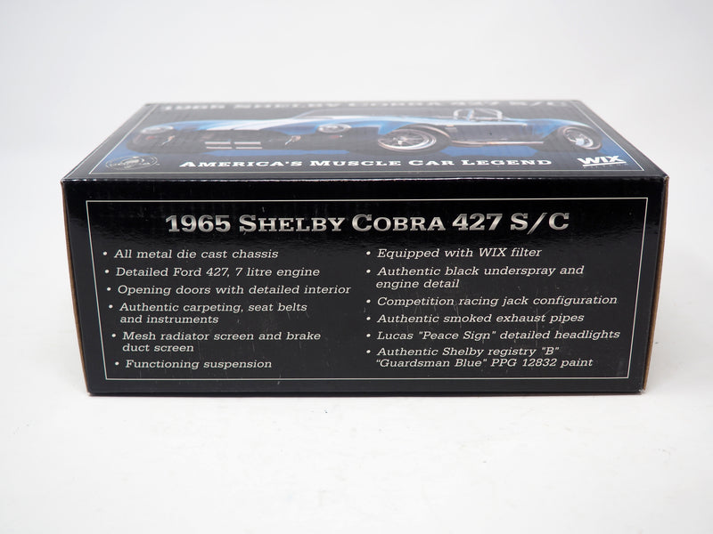 WIX Filters 1965 Shelby Cobra 427 S/C Metal Die-cast First Gear Scale 1:24