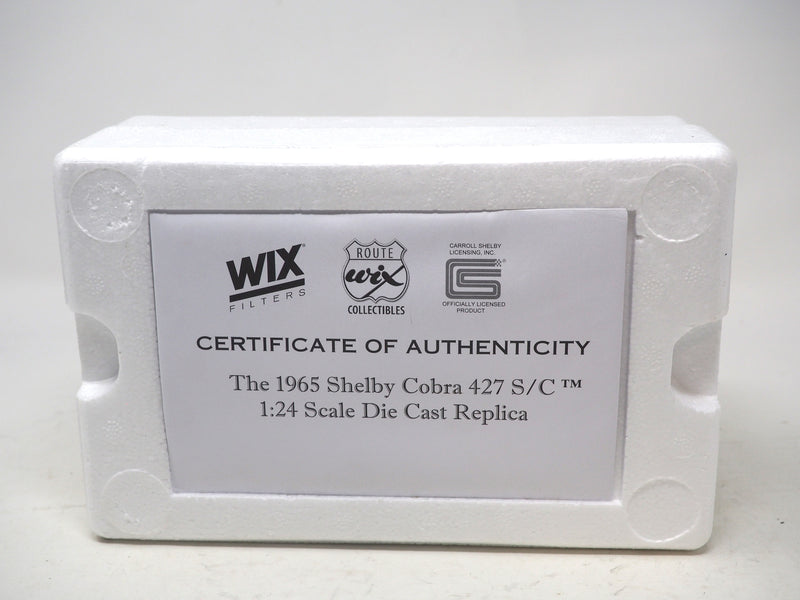 WIX Filters 1965 Shelby Cobra 427 S/C Metal Die-cast First Gear Scale 1:24