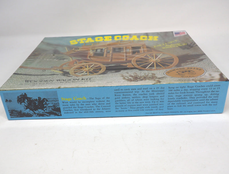 Allwood Brand Stage Coach Wooden Wagon Kit