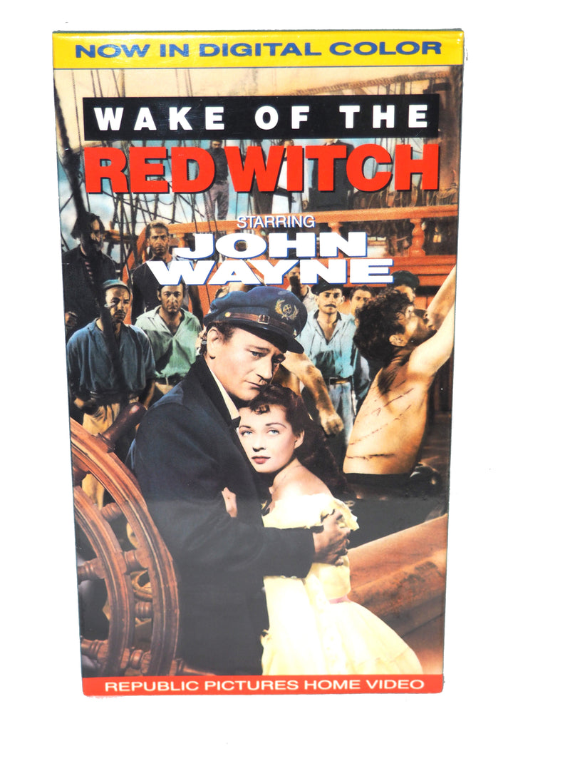 Wake of the Red Witch Starring John Wayne VHS Movie in Digital Color