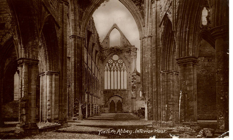 Tintern Abbey, Interior West Postcard - Unposted